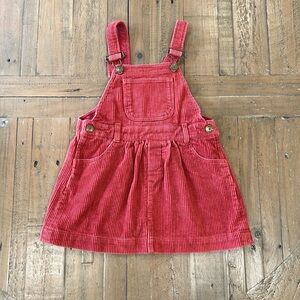 Dotty dungarees chunky corduroy jumper
